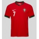 Portugalia Cristiano Ronaldo #7 Tricou Fotbal Replică European 2024 Barbati Acasa